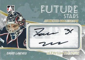 2010-11 In The Game Between The Pipes - Autographs #A-DL David LeNeveu Front