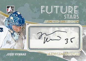 2010-11 In The Game Between The Pipes - Autographs #A-JR Jussi Rynnas  Front