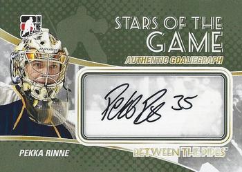 2010-11 In The Game Between The Pipes - Autographs #A-PR Pekka Rinne Front