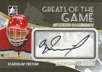 2010-11 In The Game Between The Pipes - Autographs #A-VT Vladislav Tretiak Front