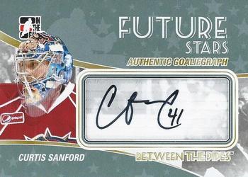 2010-11 In The Game Between The Pipes - Autographs #A-CSA Curtis Sanford  Front