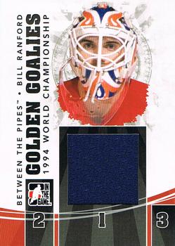 2010-11 In The Game Between The Pipes - Golden Goalies Jerseys Black #GG-14 Bill Ranford Front