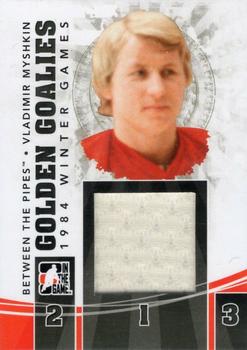 2010-11 In The Game Between The Pipes - Golden Goalies Jerseys Black #GG-08 Vladimir Myshkin Front