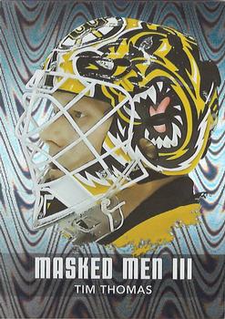 2010-11 In The Game Between The Pipes - Masked Men III Silver #MM-48 Tim Thomas  Front