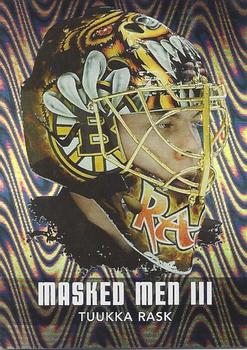 2010-11 In The Game Between The Pipes - Masked Men III Silver #MM-50 Tuukka Rask  Front