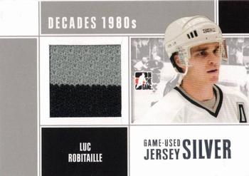2010-11 In The Game Decades 1980s - Game Used Jerseys Silver #M40 Luc Robitaille  Front