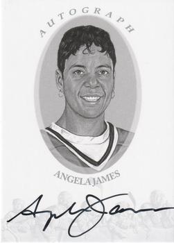 2010-11 In The Game Enshrined - Autographs Silver #AAJ Angela James  Front
