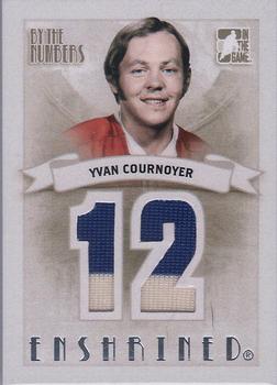2010-11 In The Game Enshrined - By The Numbers Silver #BTN52 Yvan Cournoyer  Front