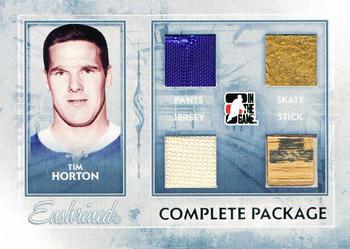 2010-11 In The Game Enshrined - Complete Package Silver #CP14 Tim Horton  Front