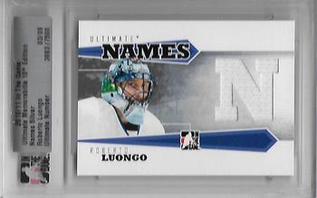2010-11 In The Game Ultimate Memorabilia - Names #31 Roberto Luongo Front