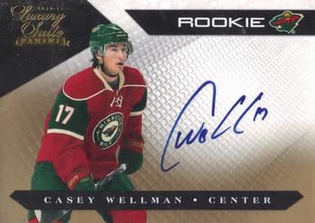 2010-11 Panini Luxury Suite - Gold #157 Casey Wellman Front