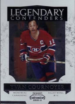 2010-11 Playoff Contenders - Legendary Contenders #1 Yvan Cournoyer  Front