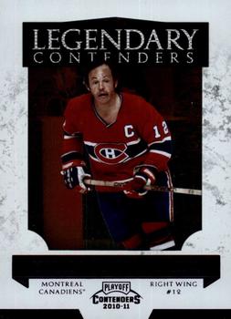 2010-11 Playoff Contenders - Legendary Contenders Purple #1 Yvan Cournoyer  Front