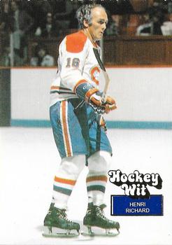 1994 Hockey Wit #52 Henri Richard Front