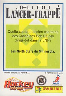 1992-93 Panini Hockey Stickers (French) #101 Craig MacTavish  Back