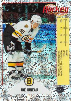 1992-93 Panini Hockey Stickers (French) #L Joe Juneau  Front