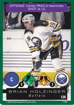 1995-96 Playoff One on One Challenge #126 Brian Holzinger  Front