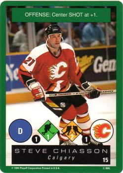 1995-96 Playoff One on One Challenge #15 Steve Chiasson  Front