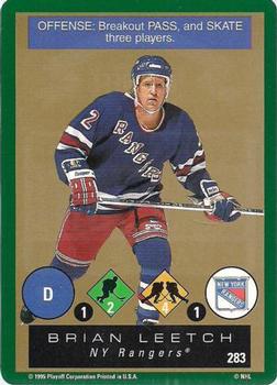 1995-96 Playoff One on One Challenge #283 Brian Leetch Front