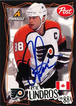 1997 Pinnacle Post #NNO Eric Lindros Front
