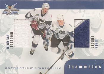 1999-00 Be a Player Memorabilia - Update Teammates Jerseys #TM-25 Mats Sundin / Nicklas Lidstrom Front