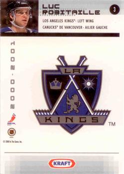2000-01 Kraft #3 Luc Robitaille  Back