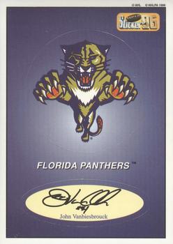 1995-96 Bashan Imperial Super Stickers #46 Florida Panthers / John Vanbiesbrouck Front