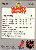 1992-93 Humpty Dumpty I #NNO Troy Murray Back