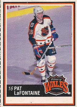 1990-91 Kraft #86 Pat LaFontaine Front