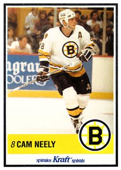 1990-91 Kraft #39 Cam Neely Front