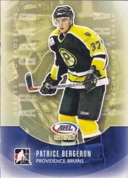2011-12 In The Game Heroes and Prospects #152 Patrice Bergeron Front
