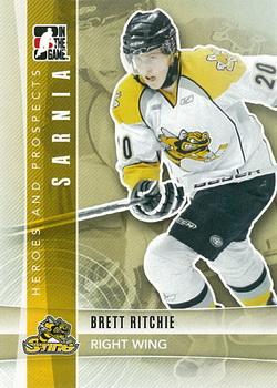 2011-12 In The Game Heroes and Prospects #16 Brett Ritchie Front