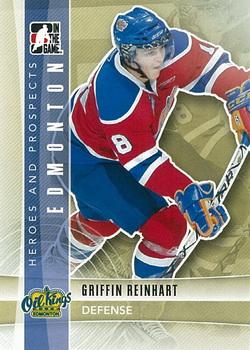 2011-12 In The Game Heroes and Prospects #73 Griffin Reinhart Front