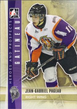 2011-12 In The Game Heroes and Prospects #49 Jean-Gabriel Pageau Front