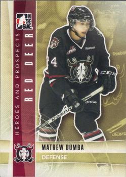 2011-12 In The Game Heroes and Prospects #81 Mathew Dumba Front