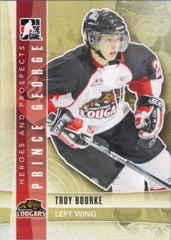 2011-12 In The Game Heroes and Prospects #85 Troy Bourke Front