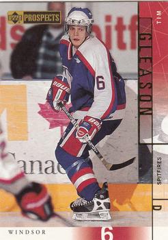 2000-01 Upper Deck CHL Prospects #29 Tim Gleason Front