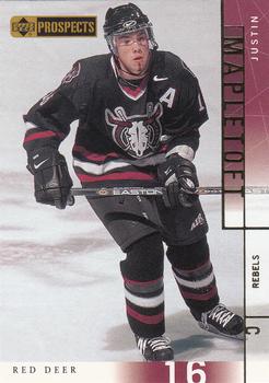 2000-01 Upper Deck CHL Prospects #60 Justin Mapletoft Front