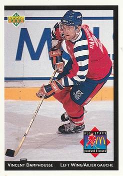 1992-93 Upper Deck McDonald's All-Stars #McD-04 Vincent Damphousse Front