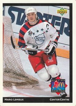 1992-93 Upper Deck McDonald's All-Stars #McD-21 Mario Lemieux Front