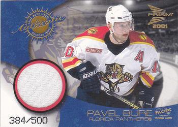 2000-01 Pacific Prism McDonald's - Game Jerseys #6 Pavel Bure  Front