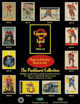 1994 Parkhurst Missing Link 1956-57 #NNO The Parkhurst Collection Front