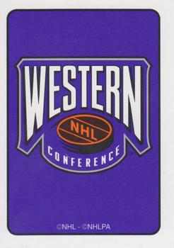 1995-96 Hoyle Western Conference Playing Cards #A♦ Pavel Bure Back