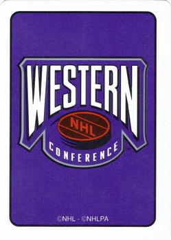 1995-96 Hoyle Western Conference Playing Cards #2♠ Ulf Dahlen Back