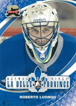 2011-12 In The Game Between The Pipes #181 Roberto Luongo Front