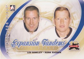2011-12 In The Game Between The Pipes #193 Les Binkley / Hank Bassen Front
