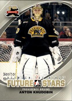 2011-12 In The Game Between The Pipes #45 Anton Khudobin Front