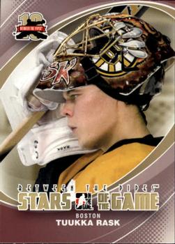 2011-12 In The Game Between The Pipes #92 Tuukka Rask Front
