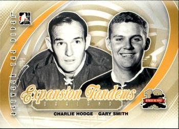 2011-12 In The Game Between The Pipes #192 Charlie Hodge / Gary Smith Front