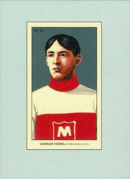 2010-11 In The Game Between The Pipes - 100 Years of Hockey Card Collecting #1 Georges Vezina Front